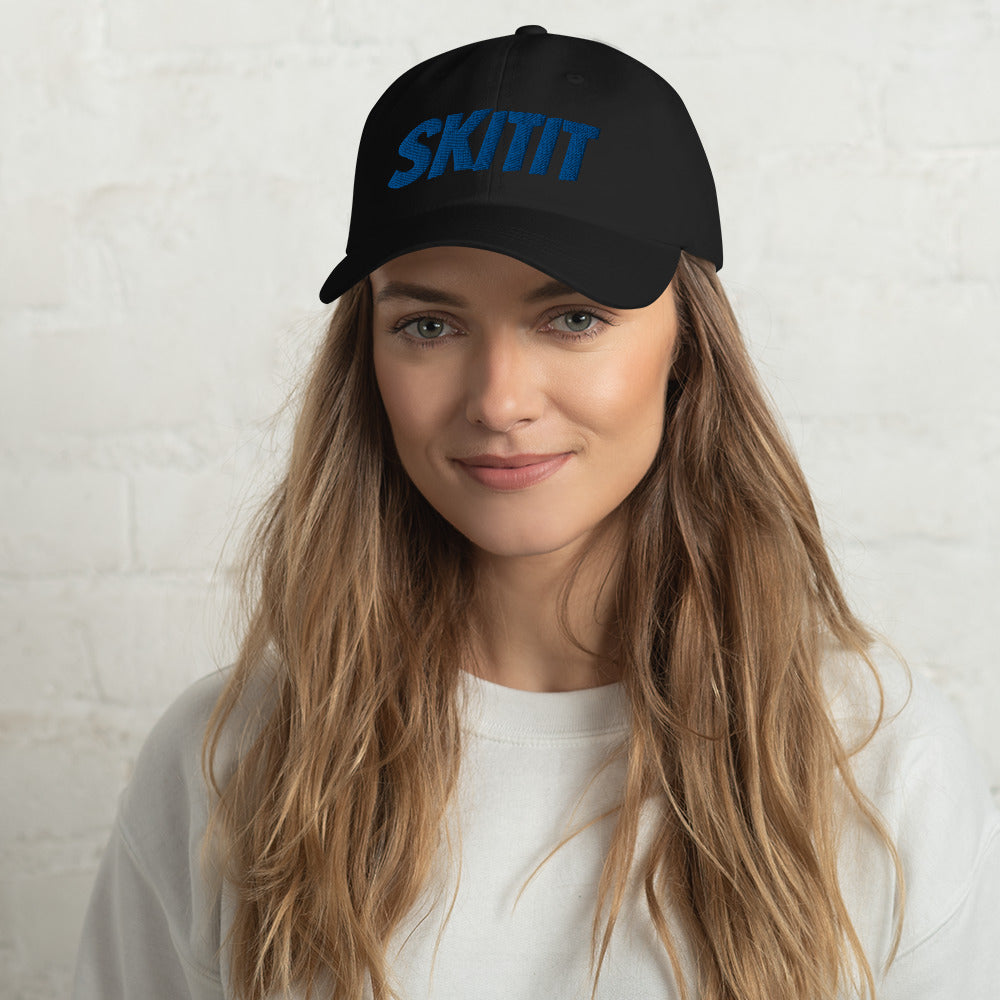 SKITIT DAD HAT BLUE LOGO