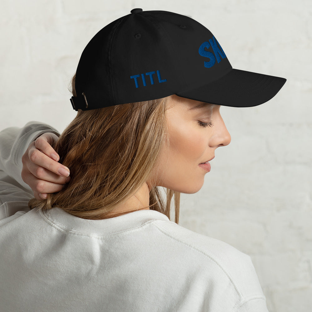 SKITIT DAD HAT BLUE LOGO