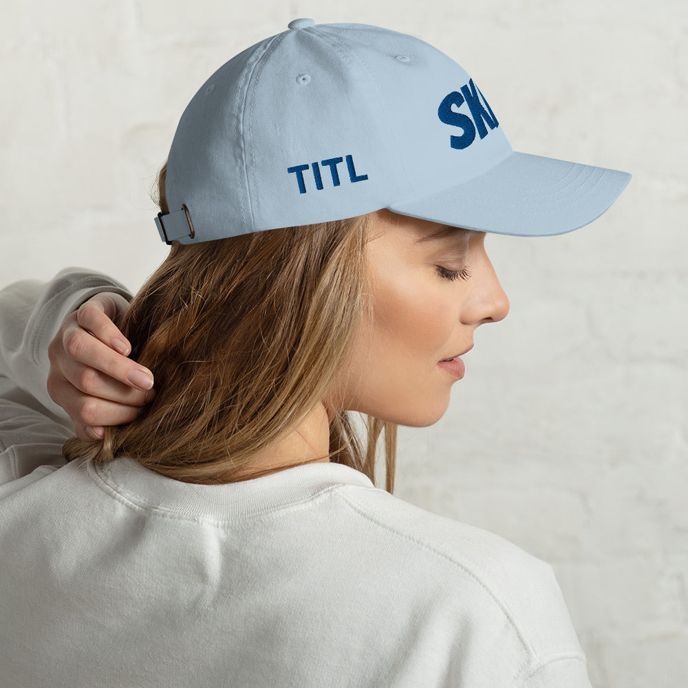 SKITIT DAD HAT BLUE LOGO