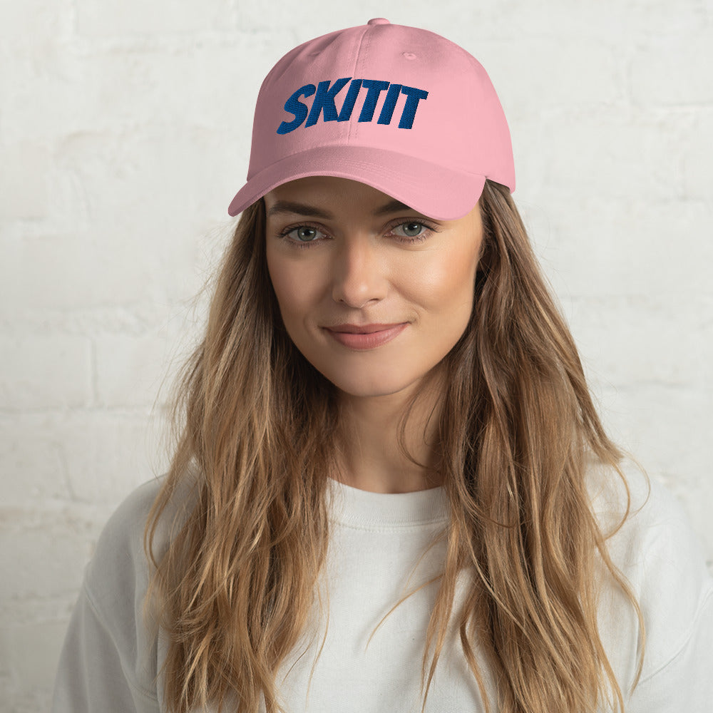 SKITIT DAD HAT BLUE LOGO