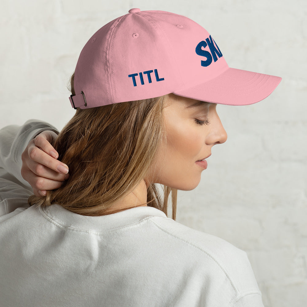 SKITIT DAD HAT BLUE LOGO