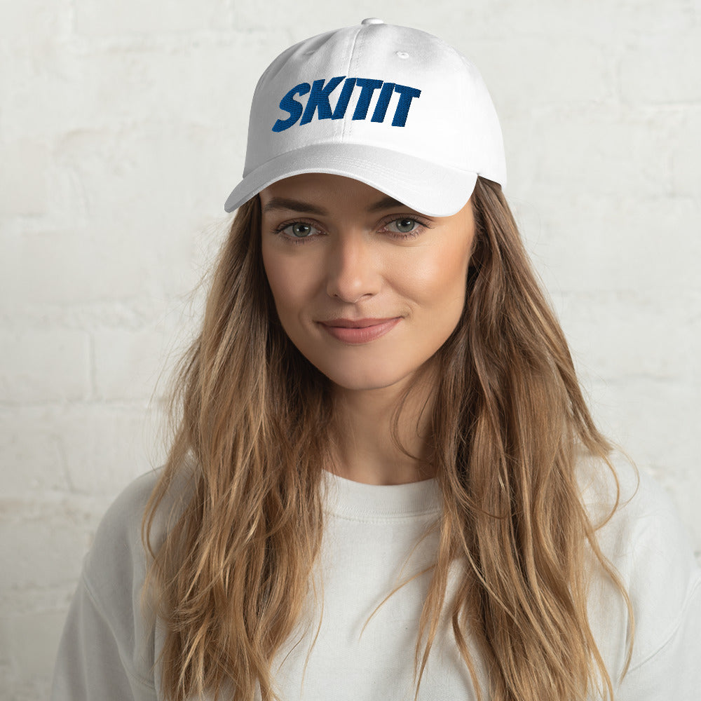 SKITIT DAD HAT BLUE LOGO