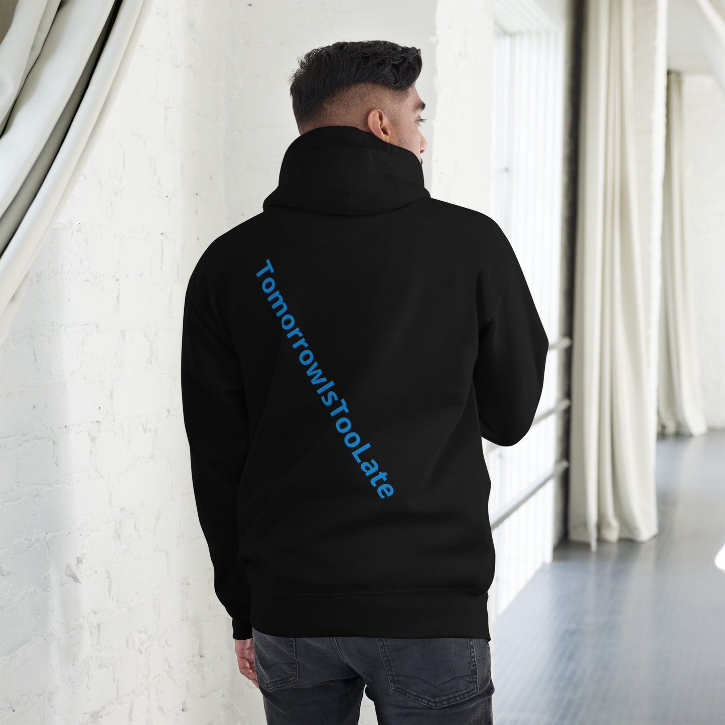 UNISEX SKITIT HOODIE BLUE LOGO